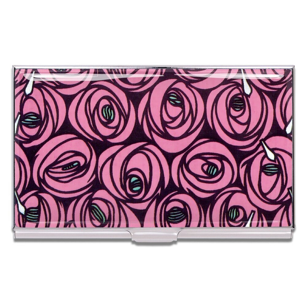 5576 Studios Roses and Teardrops Business Card Case by Charles Rennie